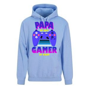 Papa By Day Gamer By Night Unisex Surf Hoodie