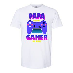 Papa By Day Gamer By Night Softstyle CVC T-Shirt