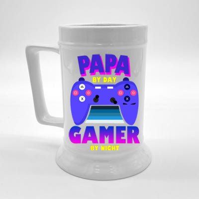 Papa By Day Gamer By Night Beer Stein