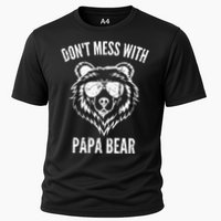 Papa Bear Design Dont Mess With Papa Bear Funny Fathers Day Meaningful Gift Cooling Performance Crew T-Shirt