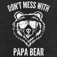 Papa Bear Design Dont Mess With Papa Bear Funny Fathers Day Meaningful Gift Adult Drive Performance Visor