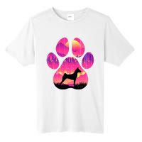 Paw Basenji Dog Mom Dad Mountains Sunset Tall Fusion ChromaSoft Performance T-Shirt