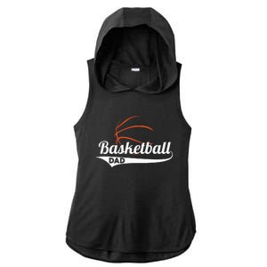 Proud Basketball Dad funny father's day Ladies PosiCharge Tri-Blend Wicking Draft Hoodie Tank