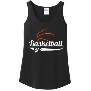 Proud Basketball Dad funny father's day Ladies Essential Tank