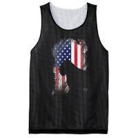 Patriotic Bouvier Des Flandres American Flag Cool Dog Lover Mesh Reversible Basketball Jersey Tank