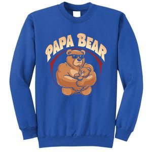 Papa Bear Dad Father Bear Family Papa Bear Gift Sweatshirt