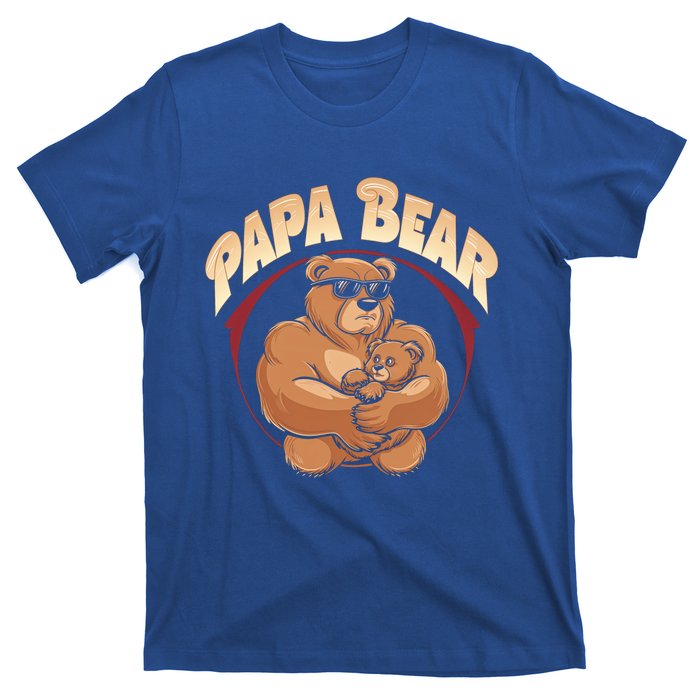 Papa Bear Dad Father Bear Family Papa Bear Gift T-Shirt