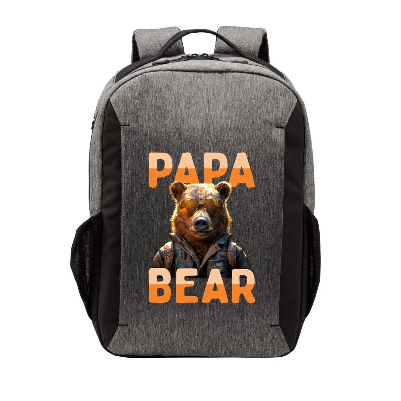 Papa Bear Daddy Bear Dad FatherS Day Grizzly Brown Bears Gift Vector Backpack