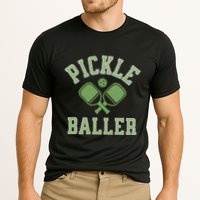 Pickle Baller Distressed Retro Athletic Pickleball Performance Shirt