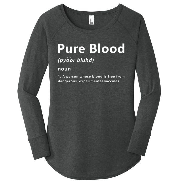 Pure Blood Definition Women's Perfect Tri Tunic Long Sleeve Shirt