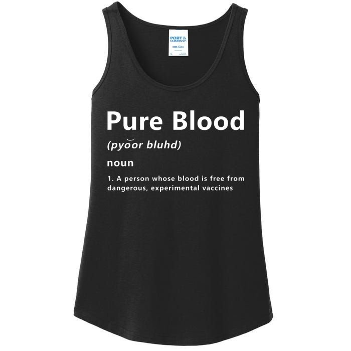 Pure Blood Definition Ladies Essential Tank