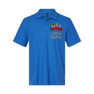 Pelicans Bird Driving Christmas Tree Truck Pelican Christmas Gift Softstyle Adult Sport Polo