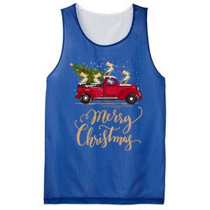 Pelicans Bird Driving Christmas Tree Truck Pelican Christmas Gift Mesh Reversible Basketball Jersey Tank