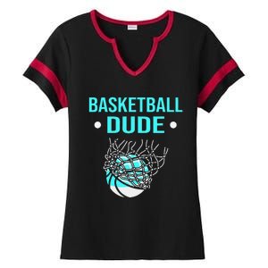 Perfect Basketball Dude Merchandise funny sport Ladies Halftime Notch Neck Tee