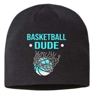 Perfect Basketball Dude Merchandise funny sport Sustainable Beanie