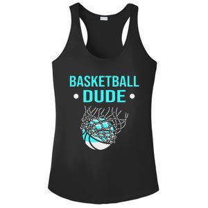 Perfect Basketball Dude Merchandise funny sport Ladies PosiCharge Competitor Racerback Tank