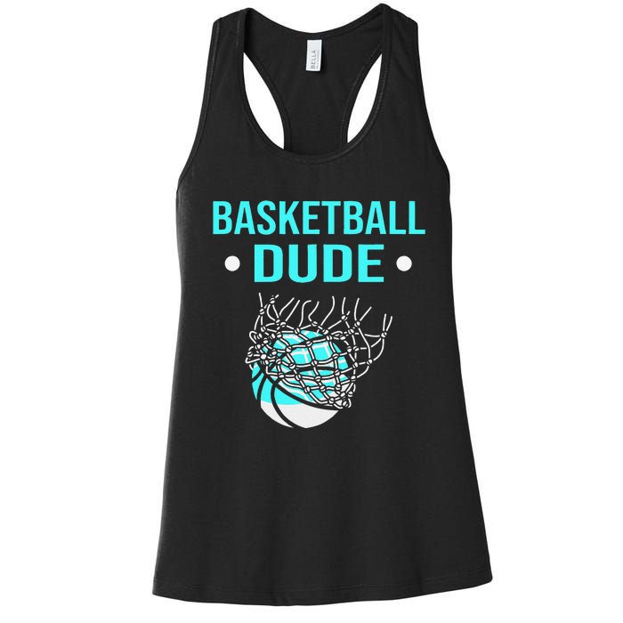 Perfect Basketball Dude Merchandise funny sport Women's Racerback Tank