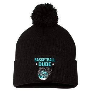 Perfect Basketball Dude Merchandise funny sport Pom Pom 12in Knit Beanie