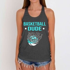 Perfect Basketball Dude Merchandise funny sport Women's Knotted Racerback Tank