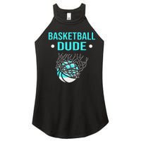 Perfect Basketball Dude Merchandise funny sport Women's Perfect Tri Rocker Tank