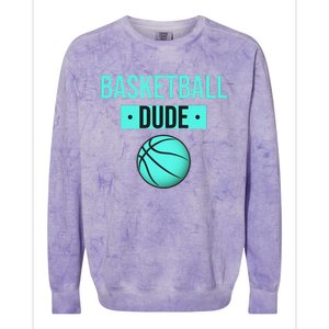 Perfect Basketball Dude Merchandise funny sport Colorblast Crewneck Sweatshirt