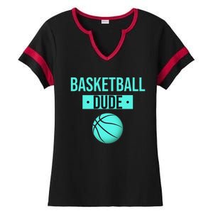 Perfect Basketball Dude Merchandise funny sport Ladies Halftime Notch Neck Tee