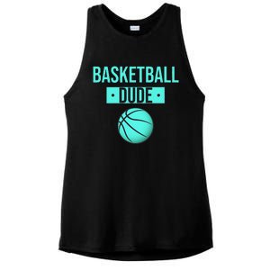 Perfect Basketball Dude Merchandise funny sport Ladies PosiCharge Tri-Blend Wicking Tank