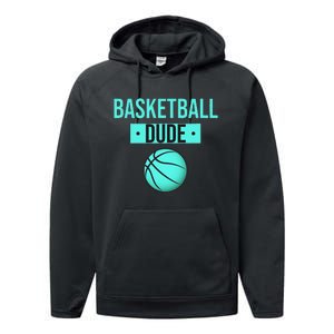 Perfect Basketball Dude Merchandise funny sport Performance Fleece Hoodie