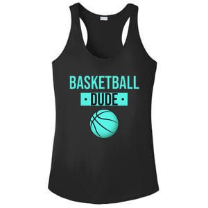 Perfect Basketball Dude Merchandise funny sport Ladies PosiCharge Competitor Racerback Tank