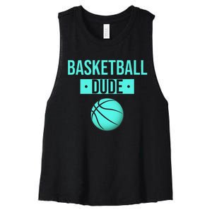 Perfect Basketball Dude Merchandise funny sport Women's Racerback Cropped Tank