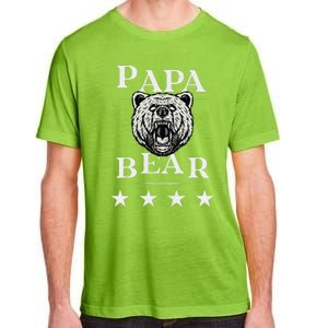 Papa Bear Distressed Adult ChromaSoft Performance T-Shirt