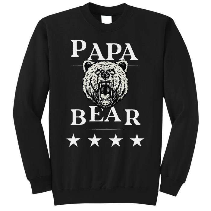 Papa Bear Distressed Sweatshirt