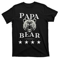 Papa Bear Distressed T-Shirt