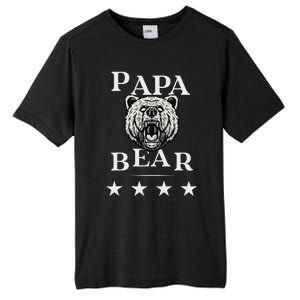 Papa Bear Distressed Tall Fusion ChromaSoft Performance T-Shirt