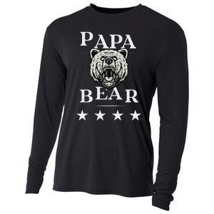 Papa Bear Distressed Cooling Performance Long Sleeve Crew