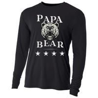 Papa Bear Distressed Cooling Performance Long Sleeve Crew