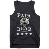 Papa Bear Distressed Tank Top