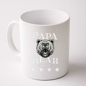 Papa Bear Distressed Coffee Mug