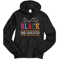 Pretty Black Educated African American History Month Women Tie Dye Hoodie