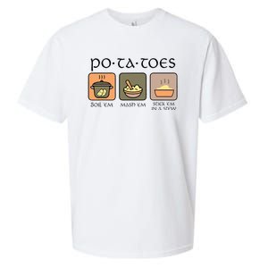 Potatoes Boil Em Stick Em In A Stew Sueded Cloud Jersey T-Shirt