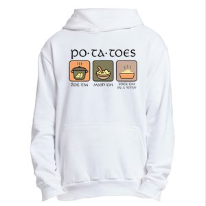 Potatoes Boil Em Stick Em In A Stew Urban Pullover Hoodie