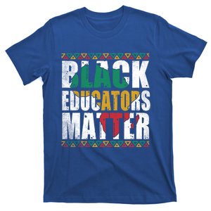 Pride Black Educators Matter History Month Teacher Gift T-Shirt