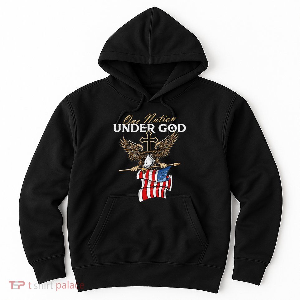 Patriotic Bald Eagle Usa American Flag Hoodie