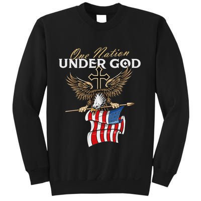 Patriotic Bald Eagle Usa American Flag Sweatshirt