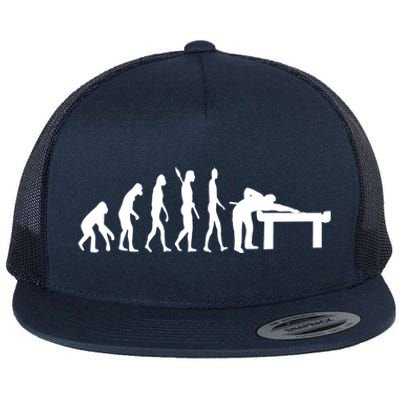 Pool Billiard Evolution Snooker Player Table 8 Ball Cues Gift Flat Bill Trucker Hat