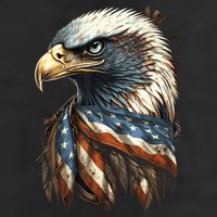 Patriotic Bald Eagle 4th Of July Usa American Flag 15oz Campfire Ceramic Mug
