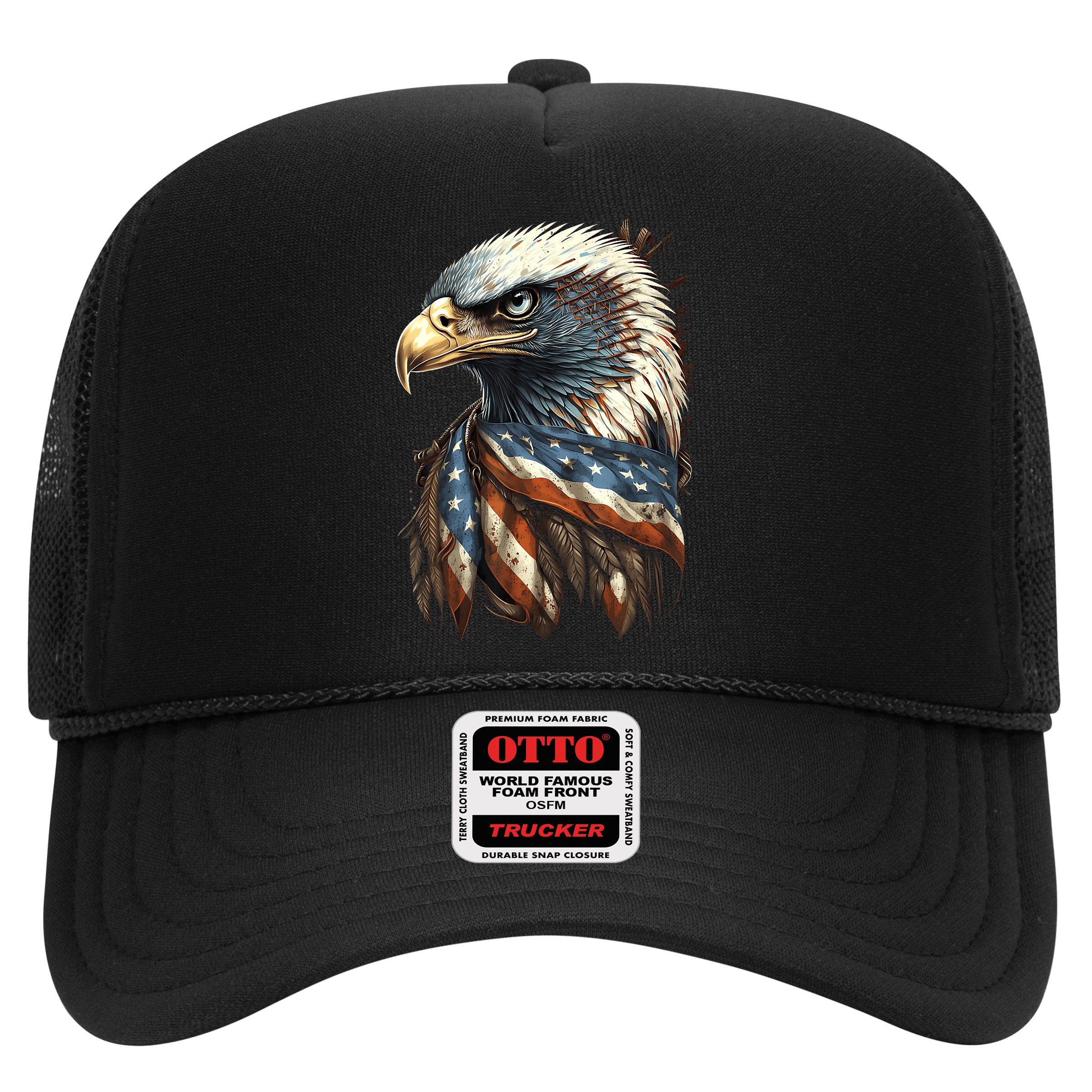 Patriotic Bald Eagle 4th Of July Usa American Flag Hat
