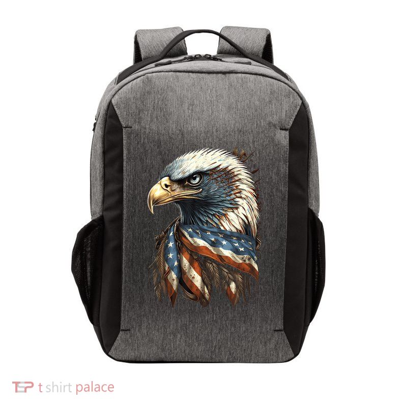 Patriotic Bald Eagle 4th Of July Usa American Flag Vector Backpack