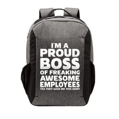 Proud Boss Employee Office Boss Day Funny Boss Vector Backpack