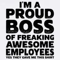 Proud Boss Employee Office Boss Day Funny Boss Visor